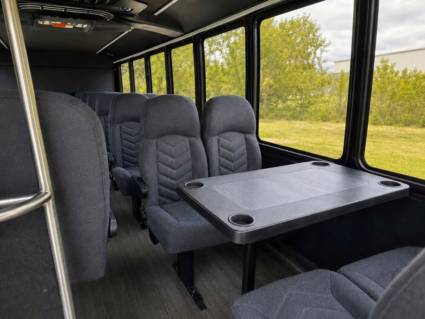 15 passenger minibus inside