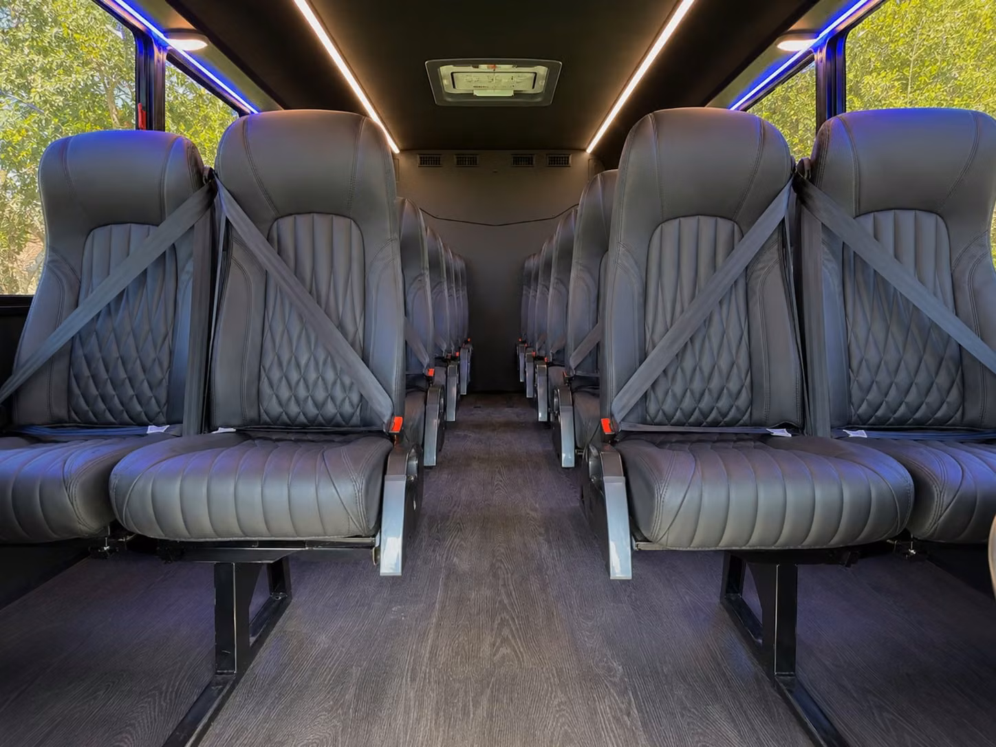 18 passenger minibus inside