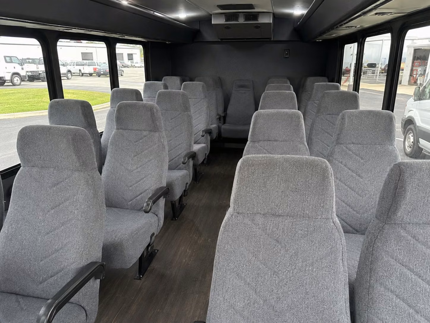 18 passenger minibus interior