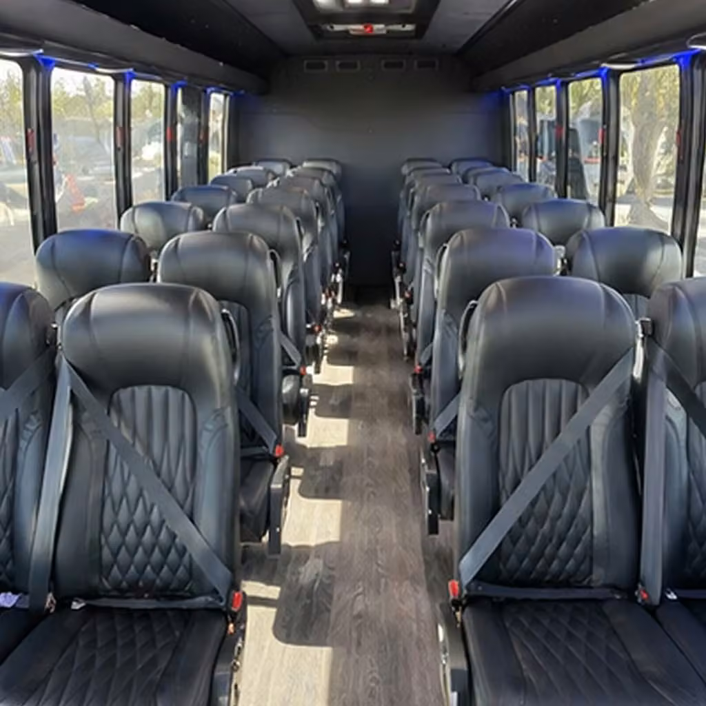 30 passenger minibus interior