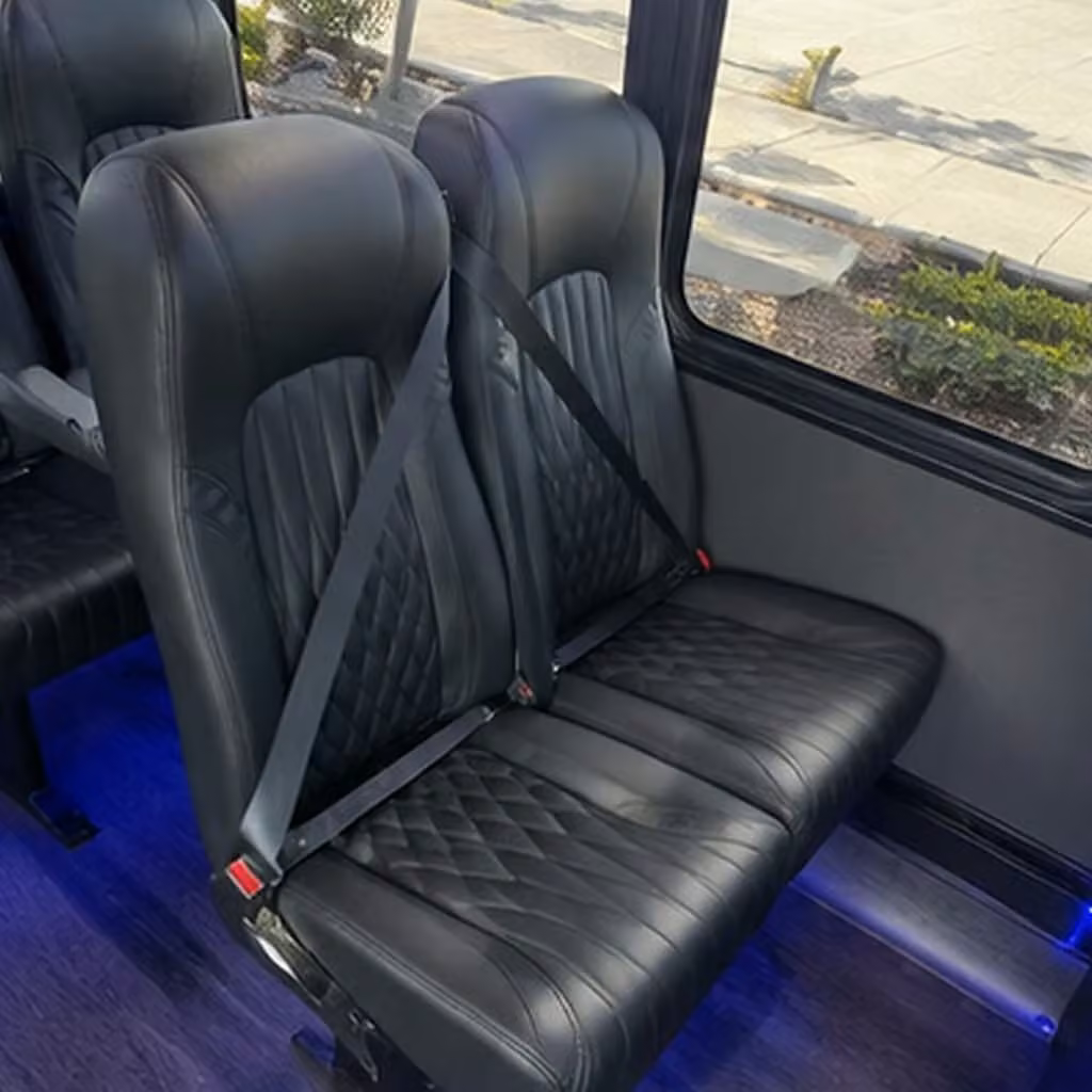 35 passenger minibus inside
