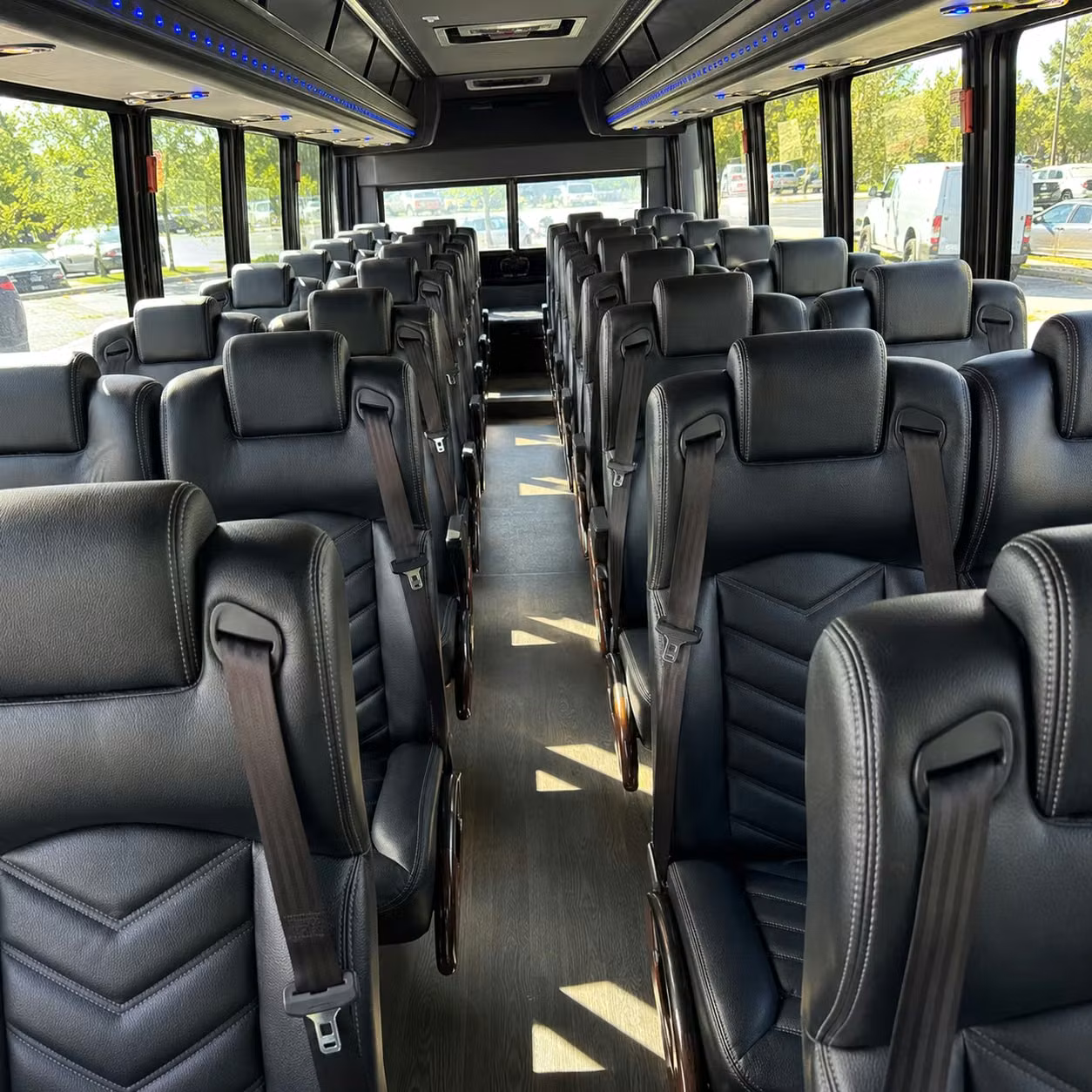 35 passenger minibus interior