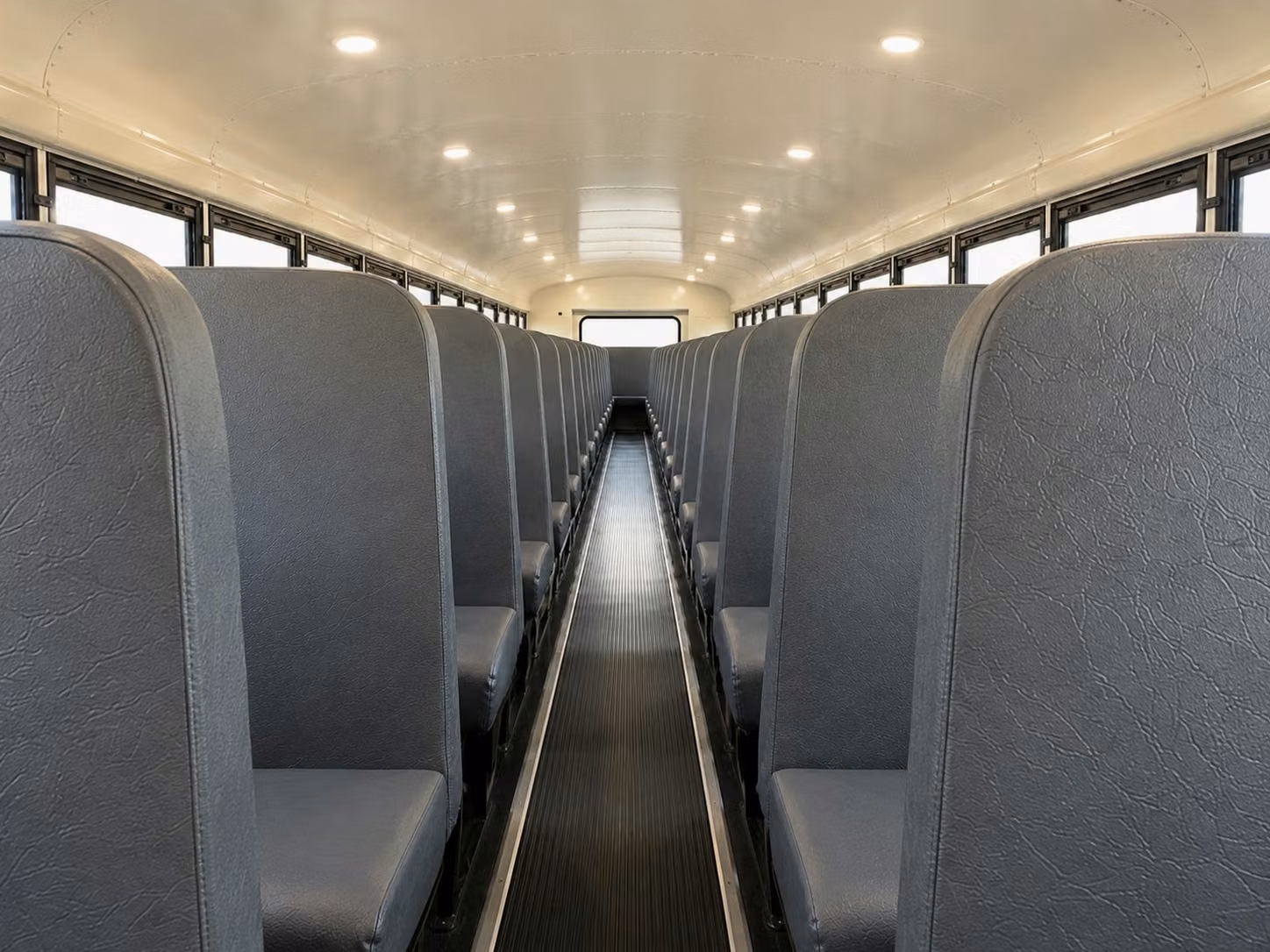 school bus inside