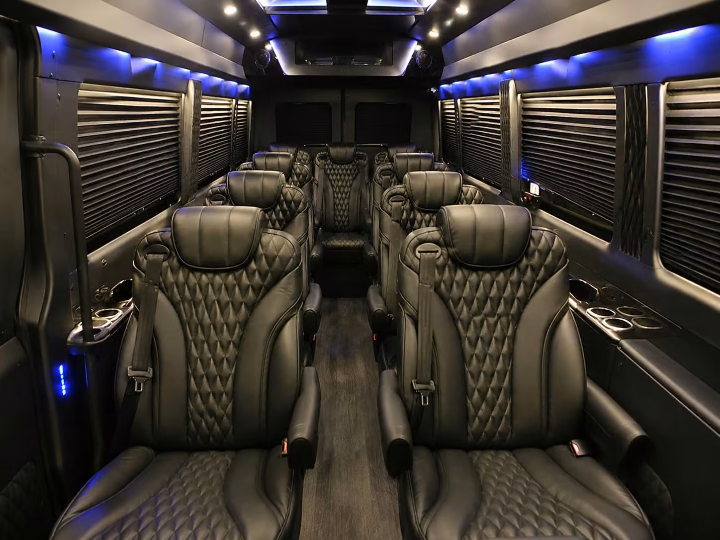 sprinter van with driver inside